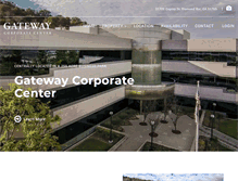 Tablet Screenshot of gatewaycorporatecenter.com